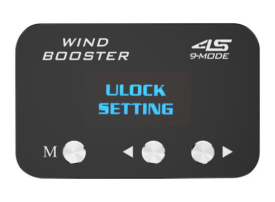 Windbooster 4S Car Throttle Controller กรอบอลูมิเนียมสีดำ