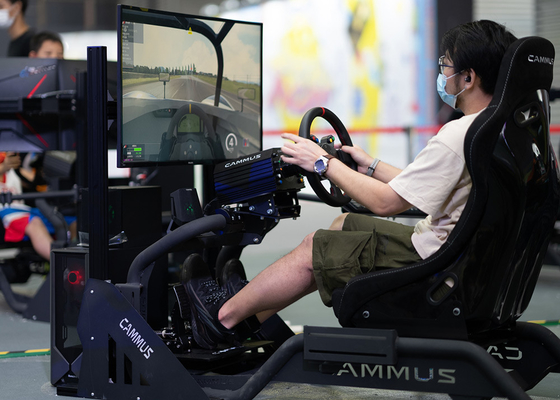 15Nm Ergonomic Servo Direct Drive Sim Racing Simulator สำหรับสวนสนุก